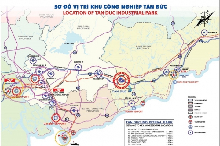 Bình Thuận: "thúc" khởi công KCN Tân Đức vốn đầu tư 1.200 tỷ đồng