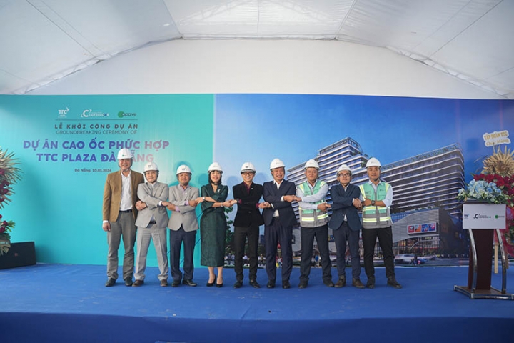 TTC Land và Coteccons chính thức khởi công dự án TTC Plaza Đà Nẵng