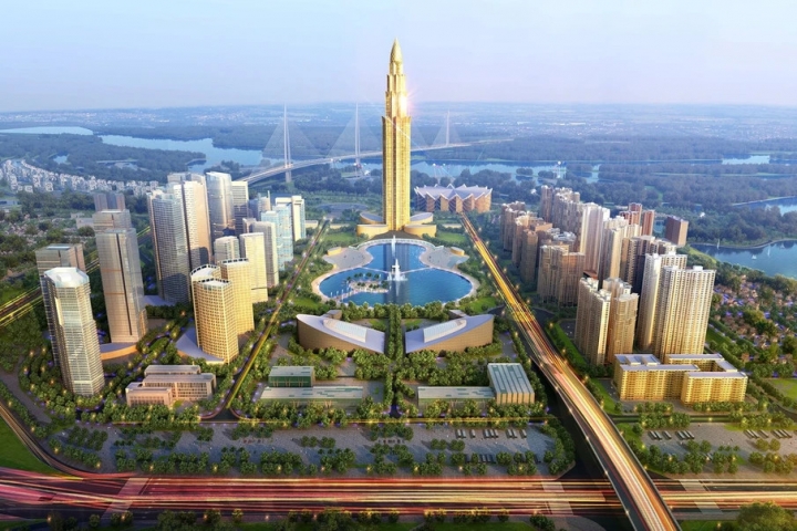 Hà Nội: Chủ đầu tư siêu dự án 4,2 tỷ USD ở Hà Nội tăng vốn lên hơn 14.000 tỷ đồng, xây dựng tòa tháp 108 tầng cao nhất Việt Nam